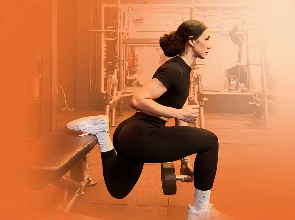 Treino na academia pelo Treine+